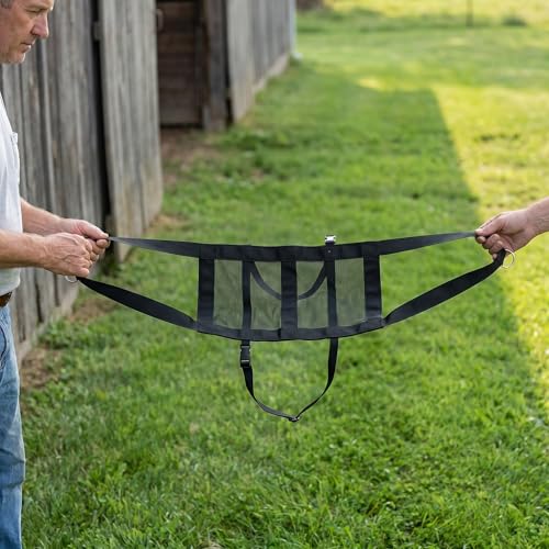 Mikikit 2 PCS Goat Sling for Hoof Trimming and Calf Weighing Animals