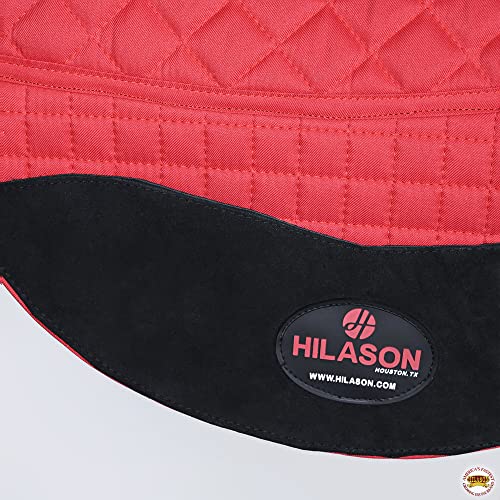 HILASON Western All Purpose Horse English Saddle Pad | All-Purpose - color: Red