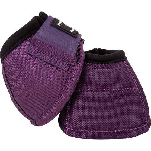 Classic Equine Dynohyde No-Turn Bell Boot Eggplant L