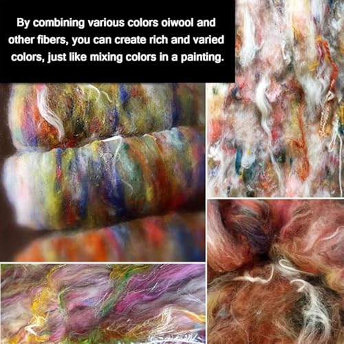 Manual Wool Felt Drum Carder, Wool Carding Machine, Fast Color Mixing, Combing, for DIY Wool Felt, Handicraft Enthusiasts