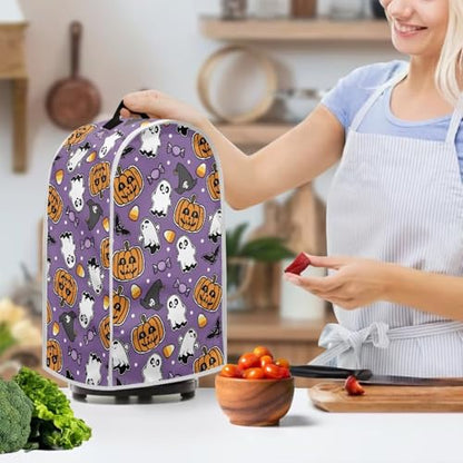 Kitchen Mixer Accessories Organizer Scratchproof Sturdy Fabric Fashion Machine Protector Househould Stylish Blender Cover Halloween - color: Halloween