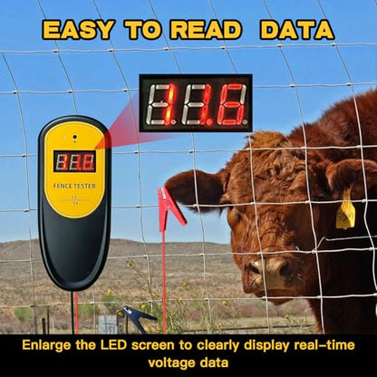 13KV Digital Electric Fence Tester, Precise Pulse Troubleshooting