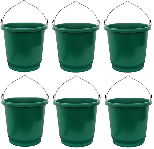 Farm Innovators FB-80 3 Gallon Heated Flat Back Buckets - Quantity 66