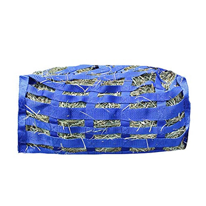 Three Sided Premium Slow Feeder Hay Bag with Super Tough Bottom and 6 Month Warranty (Hunter Green)