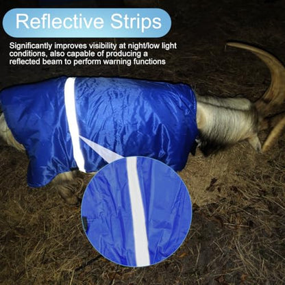 Calf Blanket Calf Coat Calves Warming Blanket, Windproof and Insulated Design, Thickened Belly and Neck Ultimate Protection Adjustable Size Calf Jacket for Complete Warmth and Comfort