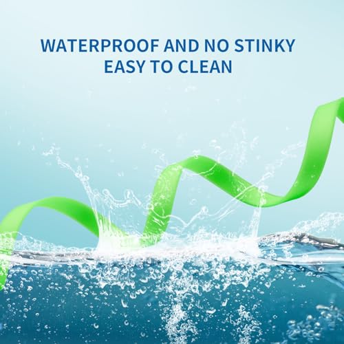 Waterproof Dog Training Leash 50FT 30FT 15FT 10FT 5FT Heavy Duty Recall Long Lead for Large Medium Small Dogs - color: Transparent Green, size: 5FT