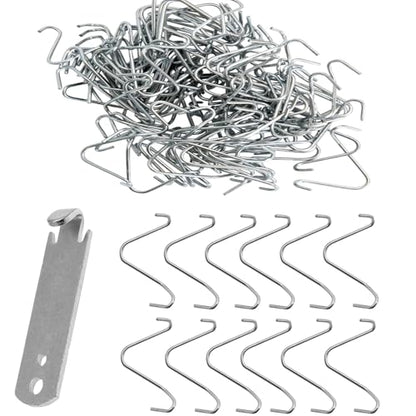 100PCS T Post Clip Tool Fence Wire Twisting Clips Fencing Wire Twister Tool