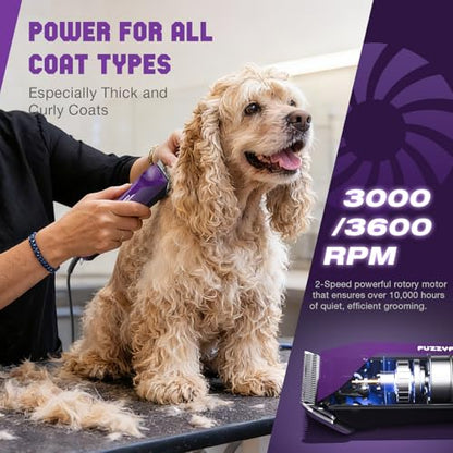 AmpFix Professional Dog/Pet Grooming Clippers 2-Speed Heavy-Duty