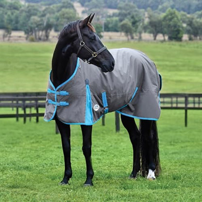 WeatherBeeta ComFiTec Classic Standard Neck Lite, Grey/Bright Blue/White, 63" - color: Grey/Bright Blue/White, size: 63"