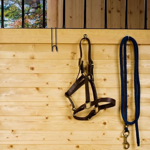 Intrepid International Over Rail Heavy Duty Horse Tack Hook, 8-Inch