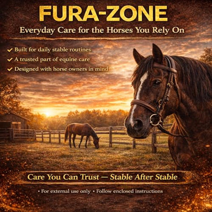 Equine Topical Care Ointment for Horses, Nitrofurazone, 1 lb | Nitrofurazone topical ointment for horses. External-use formula with easy handling for routine stable care.