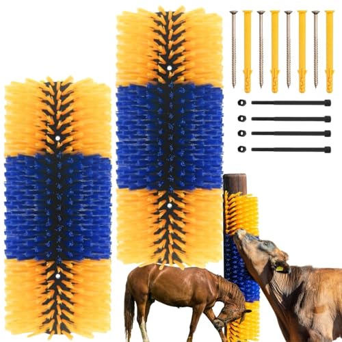 Livestock Scratching Brush 2 Pack, Itch Relief Goat Scratching Post - size: 2 pack