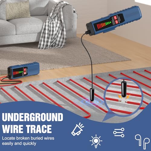 F04 Underground Cable Locator, Breakpoint Locator Tracker - color: Blue