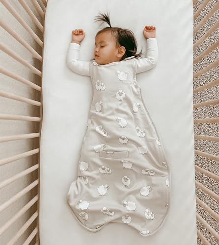 Woolino 4 Season Toddler Sleeping Sack, Merino Wool and Organic Cotton Baby Sleep Bag Sack, 2-4 Years, Sheep - color: Sheep