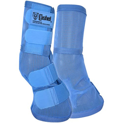 Cashel Crusader Horse Fly Leg Guards Warmblood Blue - color: Blue, size: Warmblood