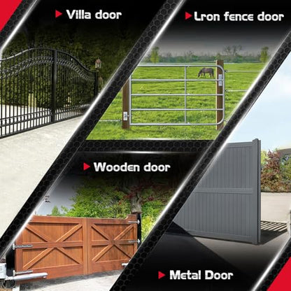 8 Inch Heavy Duty Fence Gate Wheel 600lb Capacity for Metal Tube Gates | 360 Degree Rotation Spring Loaded Caster Includes Screws and Screwdriver Durable Wheel for Smooth Gate Operation (Silver) - size: 8INCH SILVER