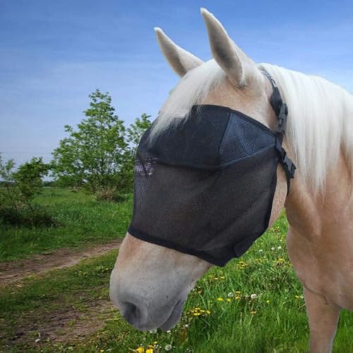 EquiVizor 95% UV Eye Protection (Mini) Standard Horse Fly Mask - Help with Uveitis, Corneal Ulcer, Light Sensitivity. Designed to Stay On Your Horse, Off The Ground - size: Mini