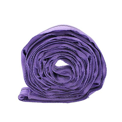 Purple Polyester Endless Round Sling Rigging Lifting Straps, 6 Feet Length, 2,600 lb. Vertical Capacity, 5,200 lbs Basket - color: 01 Purple - Vertical Capacity 2600LBS, size: 6ft