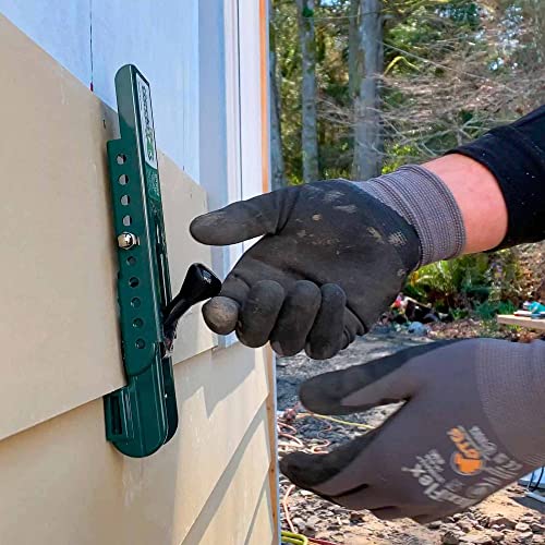 PacTool Gecko Gauge Siding Tool - LP Wood Installation, 2-Pack Green - size: 3/8” Thickness for LP Siding, style: STANDARD