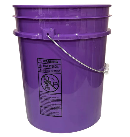 House Naturals 5 Gallon Purple Food Grade Plastic Bucket with Screw on Air Tight Lid- Made in USA (3)