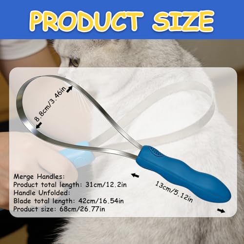 Deshedding Tool Grooming Brush for Horse Dog Cat(Single Loop) - color: Single Loop