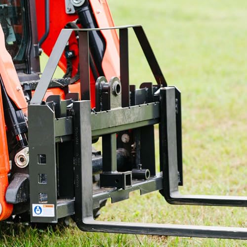 Titan Attachments Standard Series Skid Steer Pallet Fork Frame, Frame Only - style: Frame Only