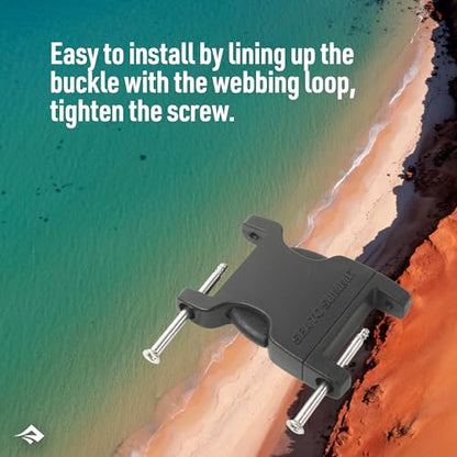 Sea to Summit Field Repair Buckle - Side Release, 2 Pin, 3-pack - style: 20mm / 3/4in
