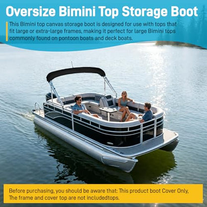 Oversize Bimini Top Storage Boot Cover, Bimini Top Cover Boot