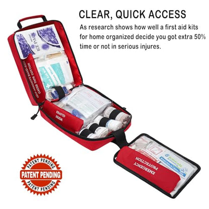 VRIEXSD 400 Piece Large First Aid Kit for Home, Car, Travel, Camping,Sports