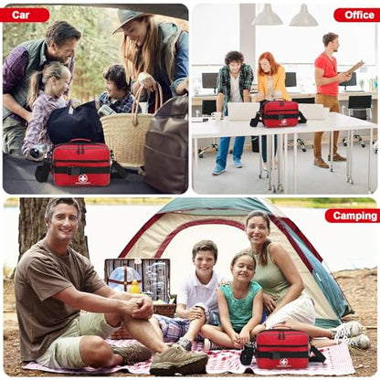 Poygik Premium 420-Piece Large First Aid Kit for Home, Car, Camping