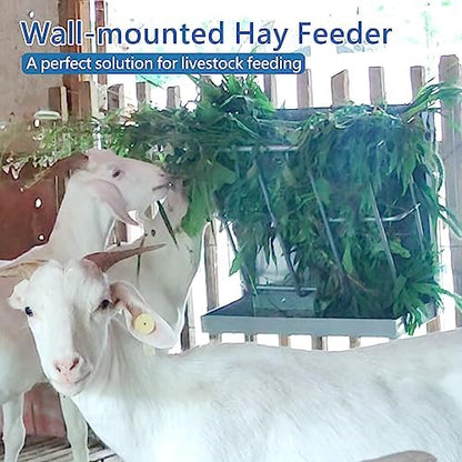 2 in 1 Hay Feeder Goat 22 Gallon - size: 2 IN 1