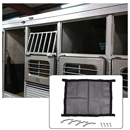 35 Inch Length x 26 Inch Height Horse Trailer Window Screen with Mesh Hole 0.04 * 0.04inch,2 Pack - style: 2 Pack