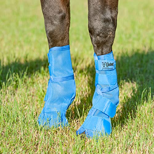 Cashel Crusader Horse Fly Leg Guards Warmblood Blue - color: Blue, size: Warmblood