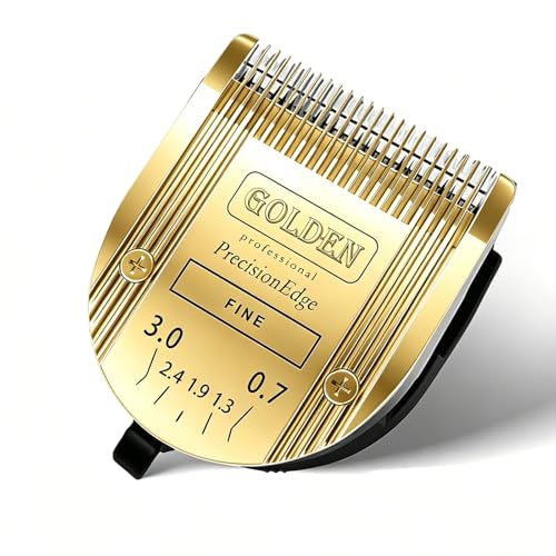 5 in 1 Blades Dog Grooming Blades | Compatible with Wahl Animal Clipper, Arco, Bravura, Chromado, Creativa, Figura, Motion, For Pet, Dog, and Horse - color: GOLD/1PCS
