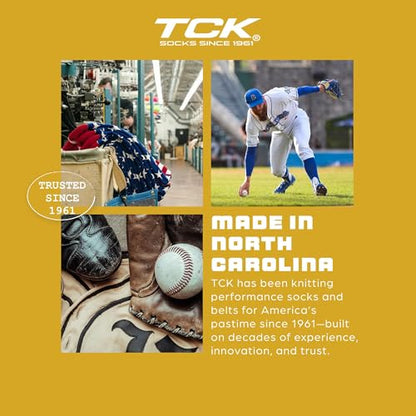 TCK Solid Color 7 Inch Baseball Softball Stirrups - color: Black, size: Large