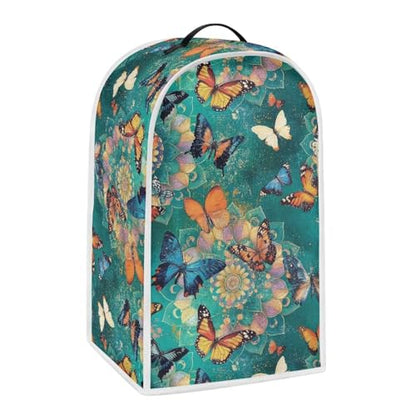 Blender Dust Cover Universal Small Appliance Covers Comfortable Stylish Stand Mixer Organizer for Kitchen Fashion Blender Cover Green Butterfly - color: Green Butterfly