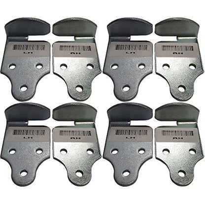 Four (4) RH & LH Latch Rack Corner Bracket Set for Trailer Corners