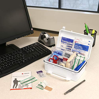 First Aid Only 6060 All-Purpose 10-Person Emergency First Aid Kit for Business, Worksite, Home, and Car, 57 Pieces - style: Aid Kit