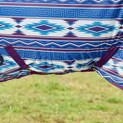 WeatherBeeta ComFiTec Essential Fly Sheet Combo, Purple Navajo Print, 75" - color: Purple Navajo Print, size: 75"