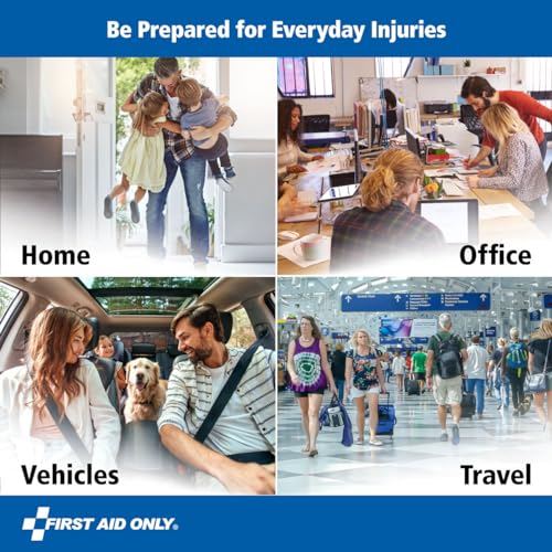 First Aid Only 91249 On-The-Go All-Purpose Emergency First Aid Kit for Car, Travel, Home and Business, 105 Pieces - style: First Aid Kit