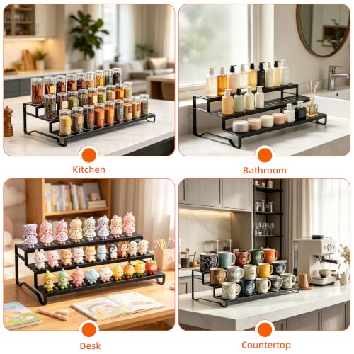 Expandable Can Organizer for Pantry, 3-Tier Adjustable Metal Can Rack - size: 3 Tier*1