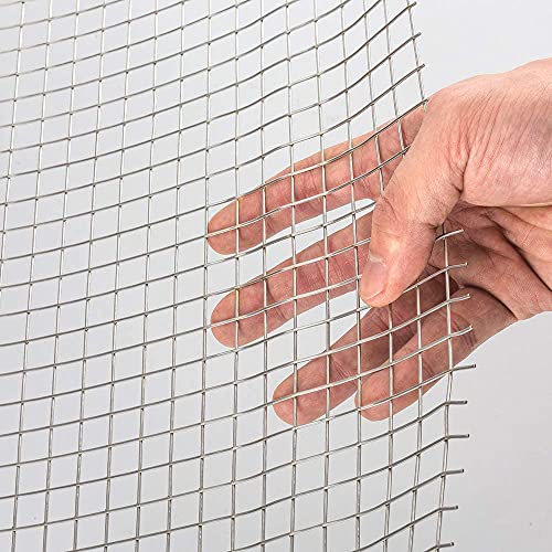 AMAGABELI GARDEN & HOME Hardware Cloth 1/2 Inch 48 x 100 ft 19 Gauge Chicken Wire Fence Weld Wire Fence Mesh Roll Garden Fencing Border Plant Support Poultry Netting Snake Fence Gopher Wire