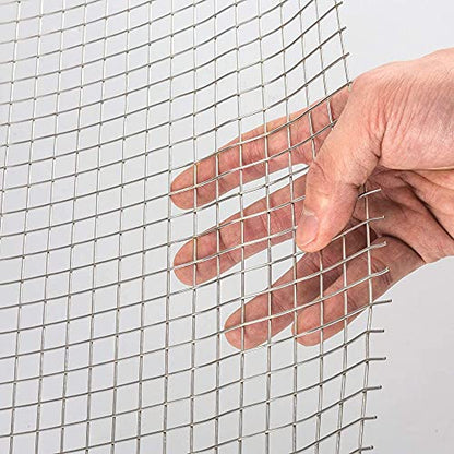 AMAGABELI GARDEN & HOME Hardware Cloth 1/2 Inch 48 x 100 ft 19 Gauge Chicken Wire Fence Weld Wire Fence Mesh Roll Garden Fencing Border Plant Support Poultry Netting Snake Fence Gopher Wire