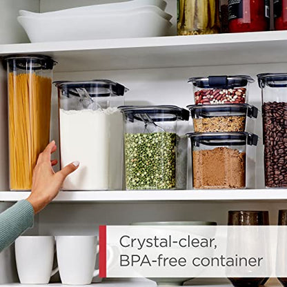 Rubbermaid Brilliance Pantry 10 Piece Set, Clear and Airtight Food and Pantry Storage Containers - size: Assorted Sizes (20-Piece)