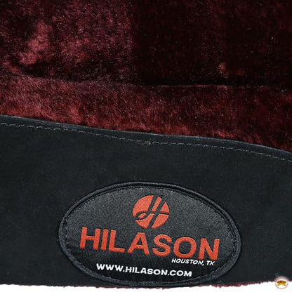 HILASON Western Endurance All Purpose Horse Fleece Saddle Pad - color: Wine