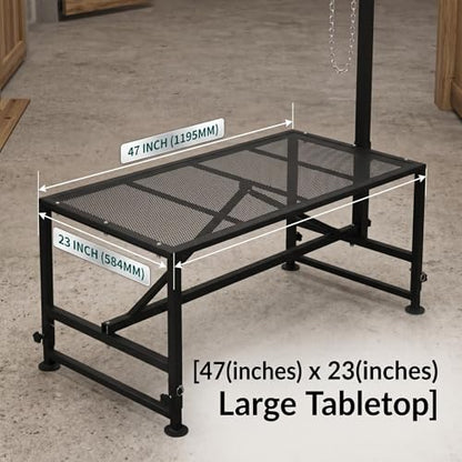 Goat Sheep Stand Goat Milker Cow Halter Farmstand Supplies Sheepskin Goat Supplies Farm Stand Outdoor Cow Accessories Livestock Show Lamb Supplies 47x23in Tabletop 500 lbs
