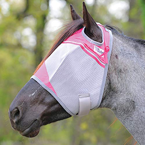 Cashel Crusader Fly Mask, Standard (Pink, Arabian) - color: Pink, size: Medium