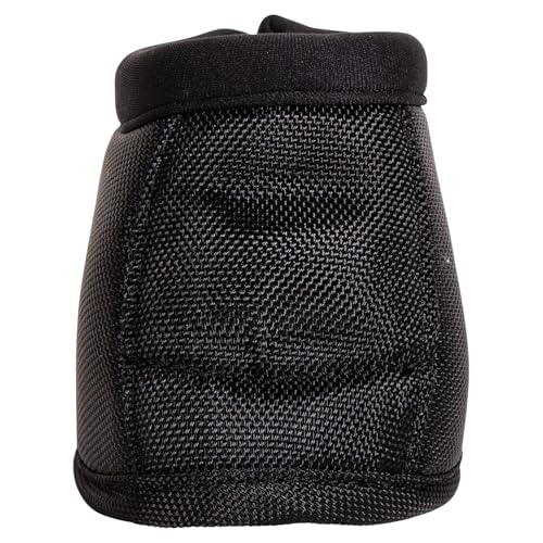 Dura-Tech Ballistic Bell Boots for Horses | Ballistic Nylon Outer | Neoprene Cushioning | Rub-Free Design | Secure Fit for Active Horses - size: Medium