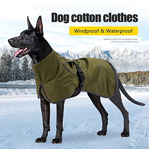 Black M Dog Raincoat - Waterproof Winter Jacket with Velvet Inner, Reflective Strip - color: Black, size: Medium