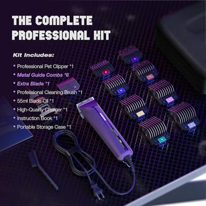 AmpFix Professional Dog/Pet Grooming Clippers 2-Speed Heavy-Duty